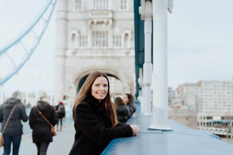 A Lady in London Julie Falconer on the Tower Bridge
